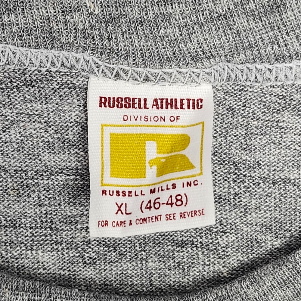 Vintage 70s Russell Athletic Gold Tag T Shirt Heather… - Gem